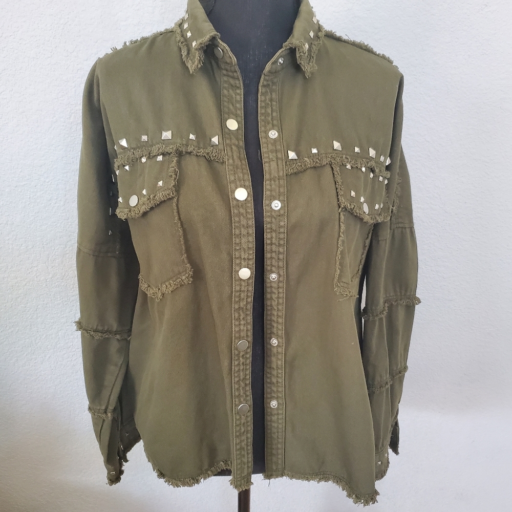 Zara studded jacket